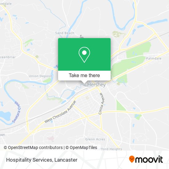 Hospitality Services map