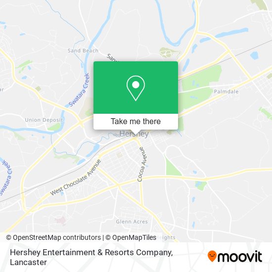 Hershey Entertainment & Resorts Company map