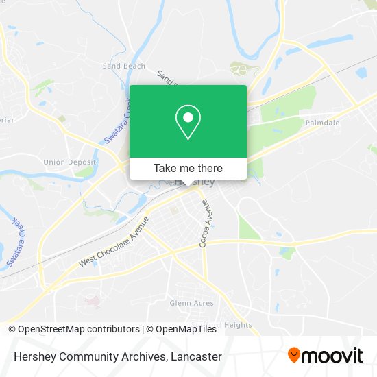 Hershey Community Archives map