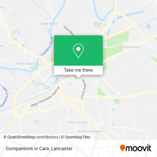 Companions in Care map