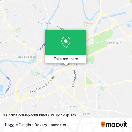 Mapa de Doggie Delights Bakery