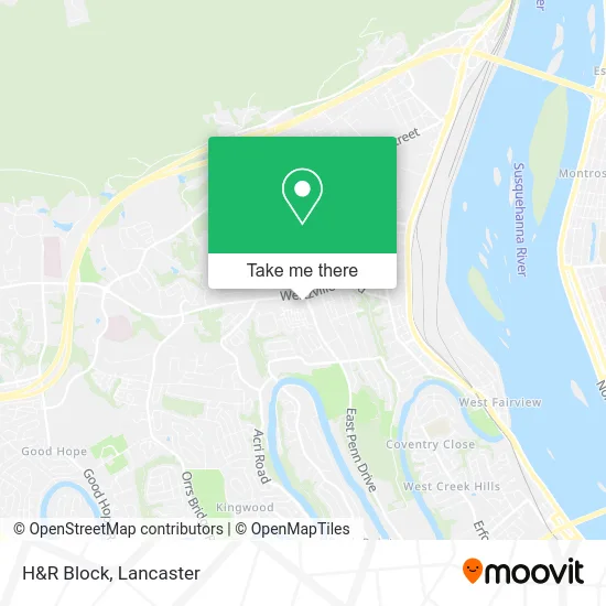 H&R Block map