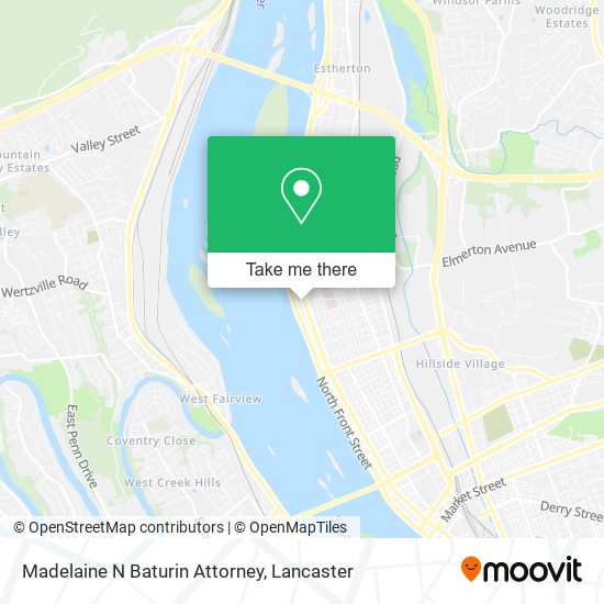 Madelaine N Baturin Attorney map