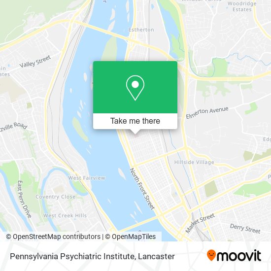 Pennsylvania Psychiatric Institute map