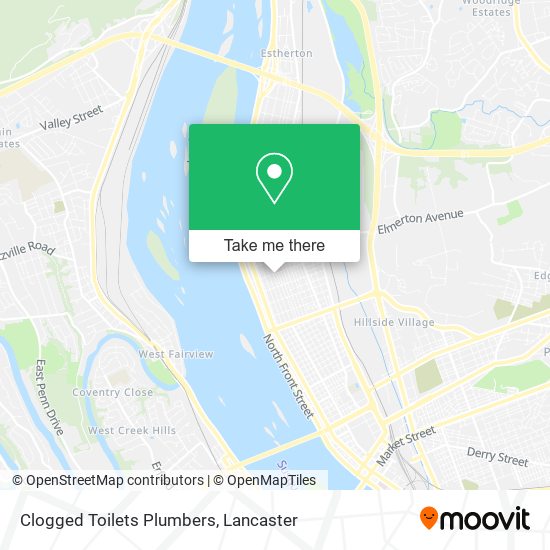 Clogged Toilets Plumbers map