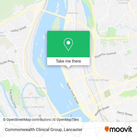 Mapa de Commonwealth Clinical Group