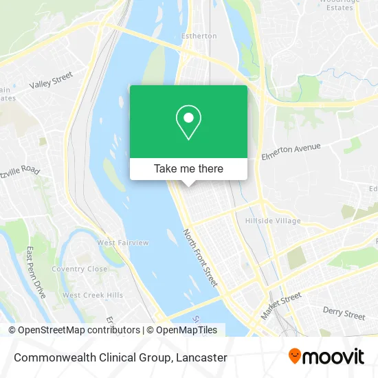 Commonwealth Clinical Group map