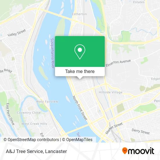 A&J Tree Service map