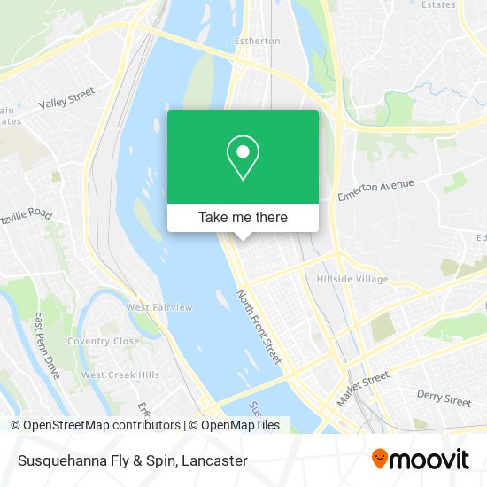 Susquehanna Fly & Spin map