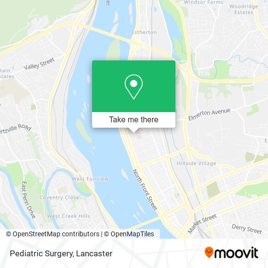 Pediatric Surgery map