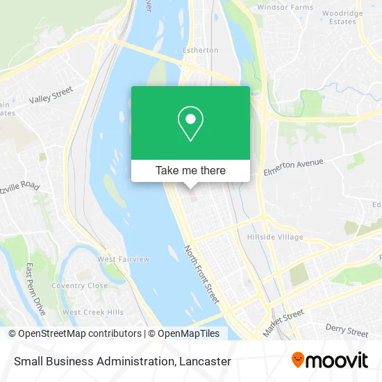 Small Business Administration map