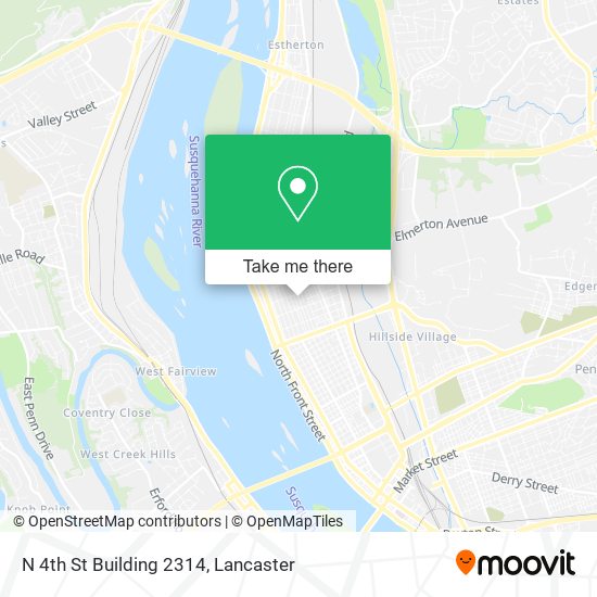 Mapa de N 4th St Building 2314