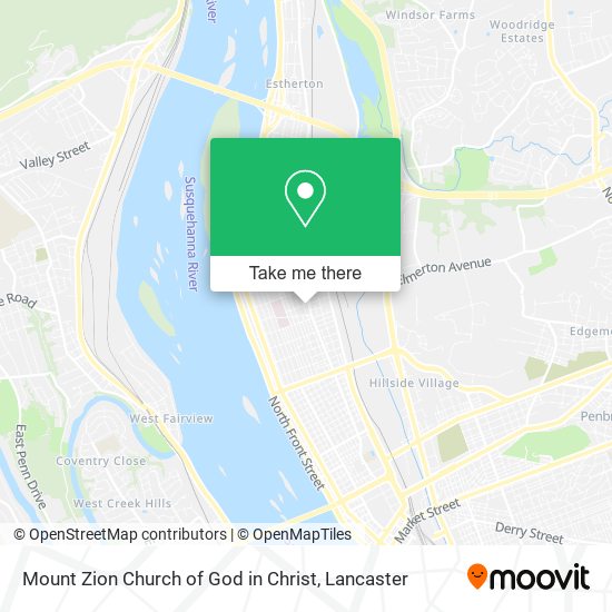 Mapa de Mount Zion Church of God in Christ