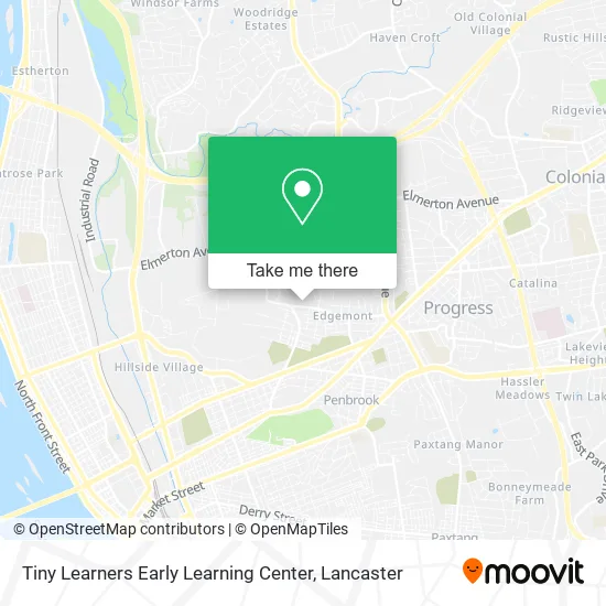Mapa de Tiny Learners Early Learning Center