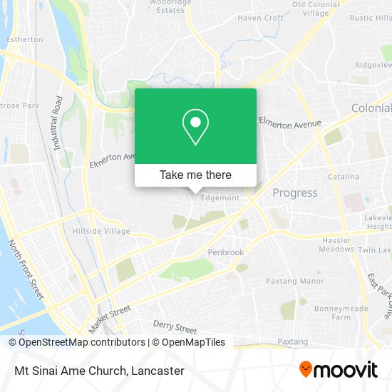 Mapa de Mt Sinai Ame Church