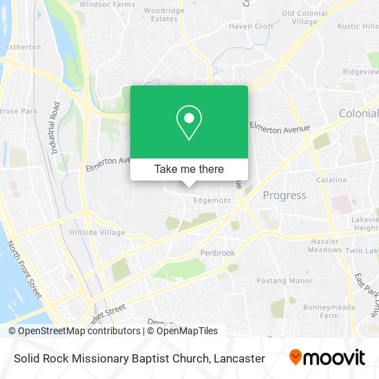 Solid Rock Missionary Baptist Church map