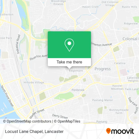 Locust Lane Chapel map