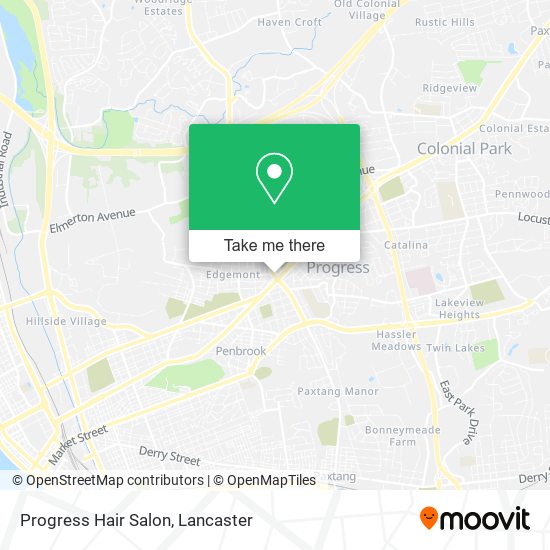 Progress Hair Salon map