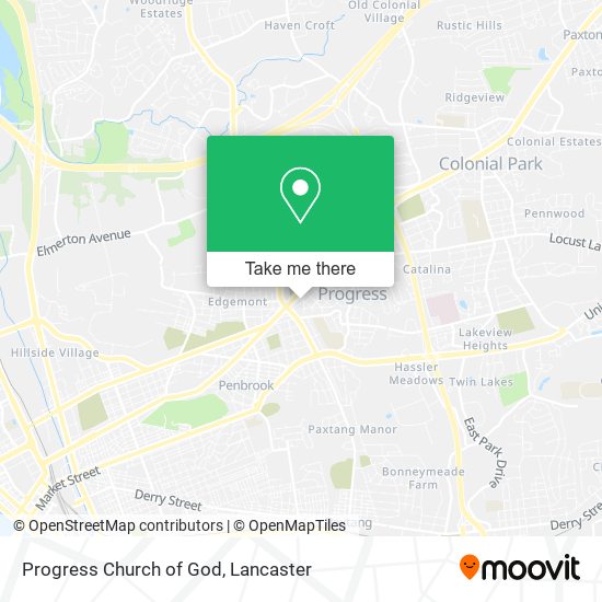Progress Church of God map