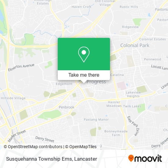 Susquehanna Township Ems map