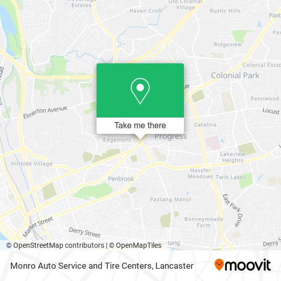 Monro Auto Service and Tire Centers map