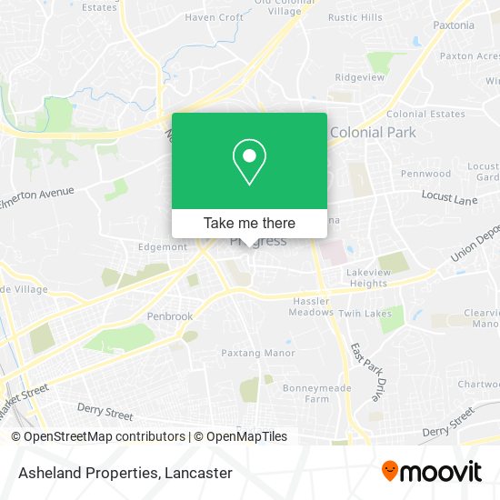 Asheland Properties map