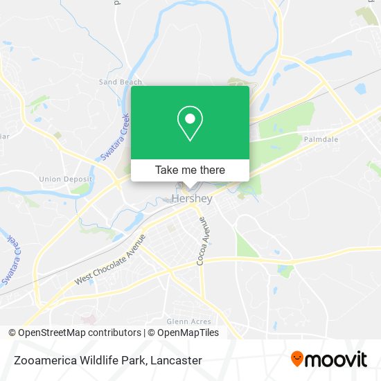 Zooamerica Wildlife Park map