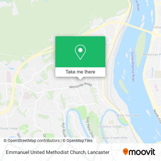 Mapa de Emmanuel United Methodist Church