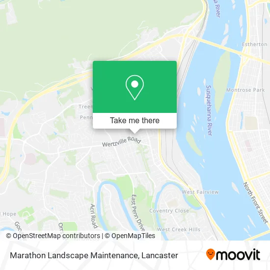 Marathon Landscape Maintenance map