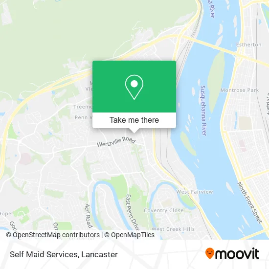 Self Maid Services map