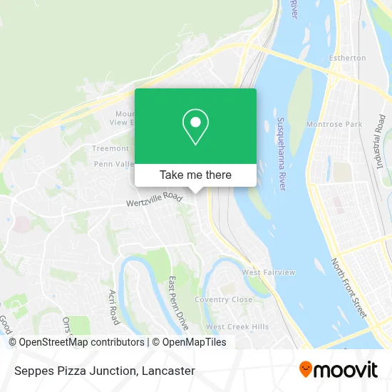 Seppes Pizza Junction map