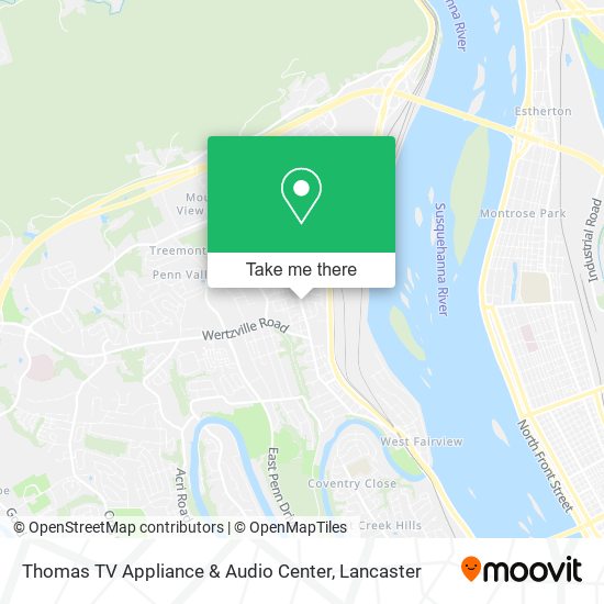 Thomas TV Appliance & Audio Center map