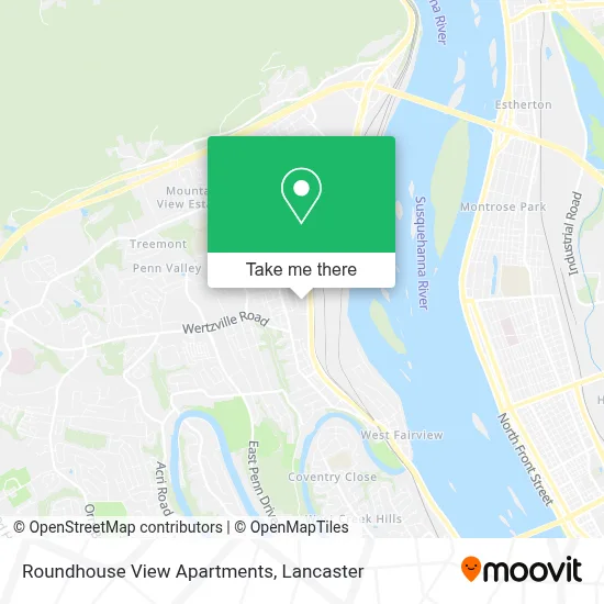 Roundhouse View Apartments map