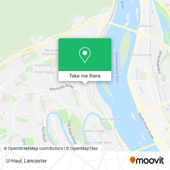 Mapa de U-Haul