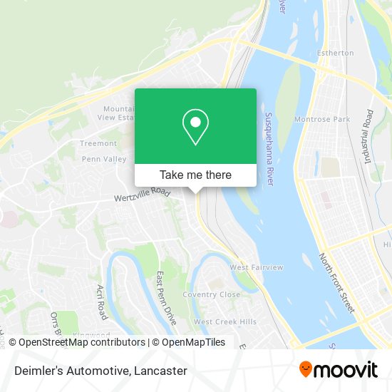 Mapa de Deimler's Automotive