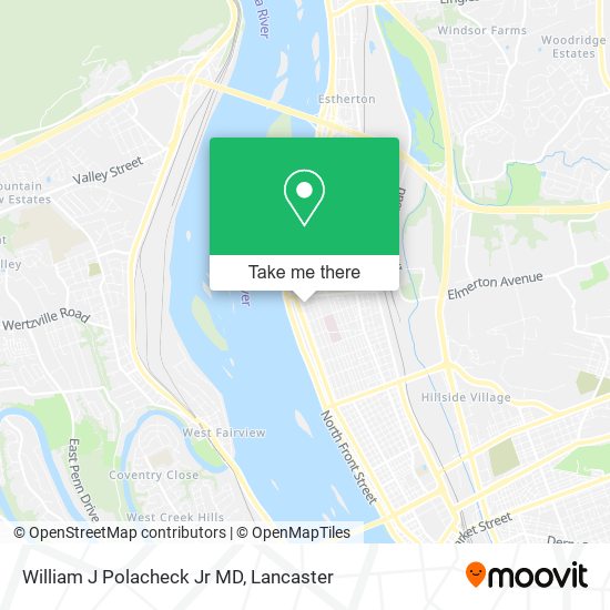 Mapa de William J Polacheck Jr MD