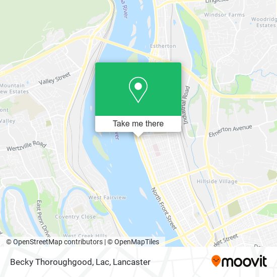 Becky Thoroughgood, Lac map
