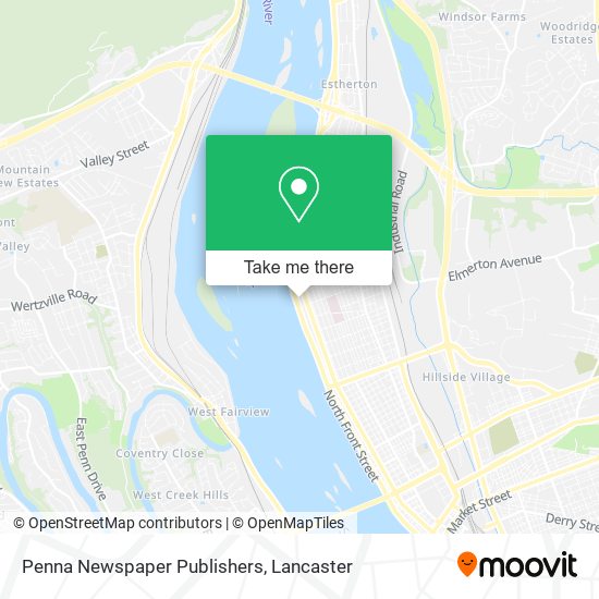 Mapa de Penna Newspaper Publishers