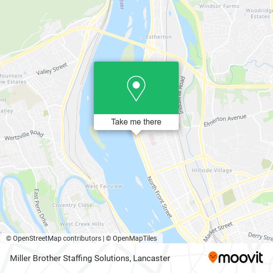 Mapa de Miller Brother Staffing Solutions