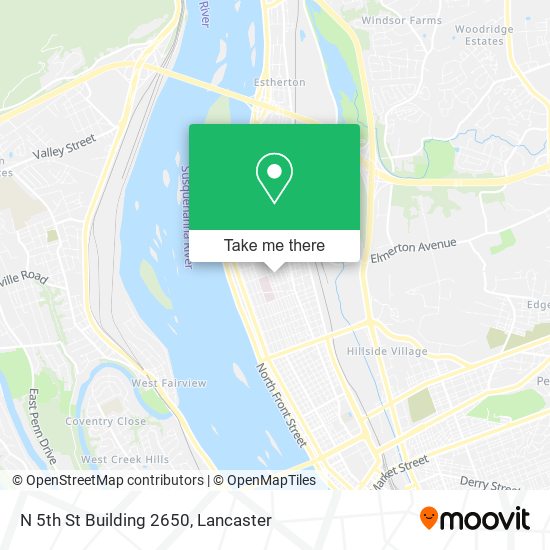 Mapa de N 5th St Building 2650