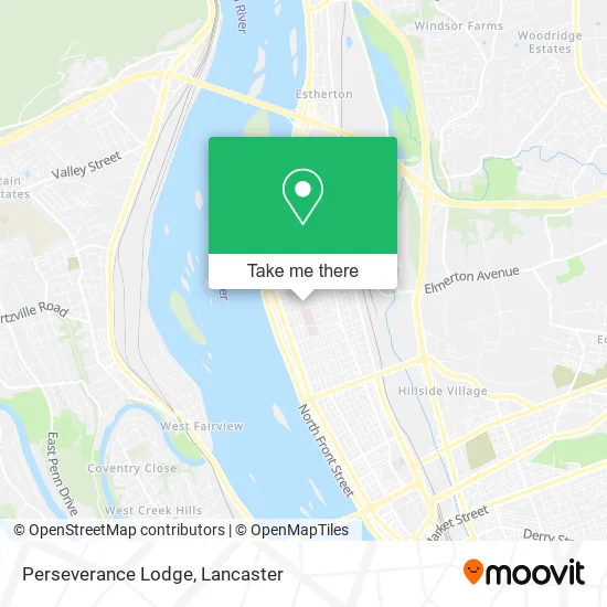 Perseverance Lodge map