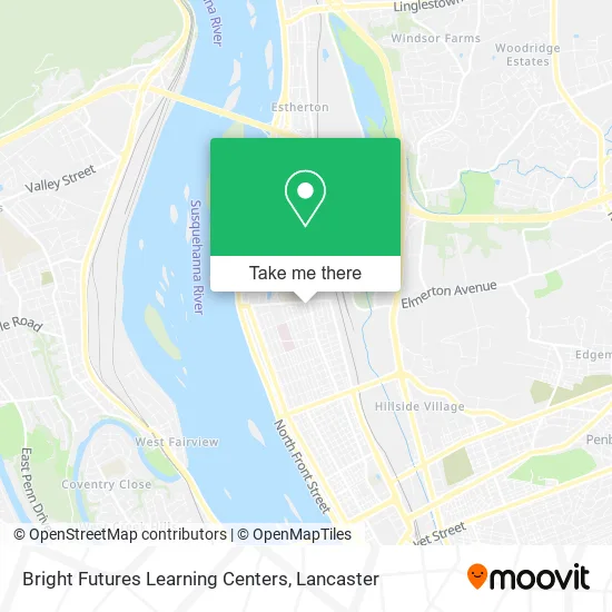 Bright Futures Learning Centers map