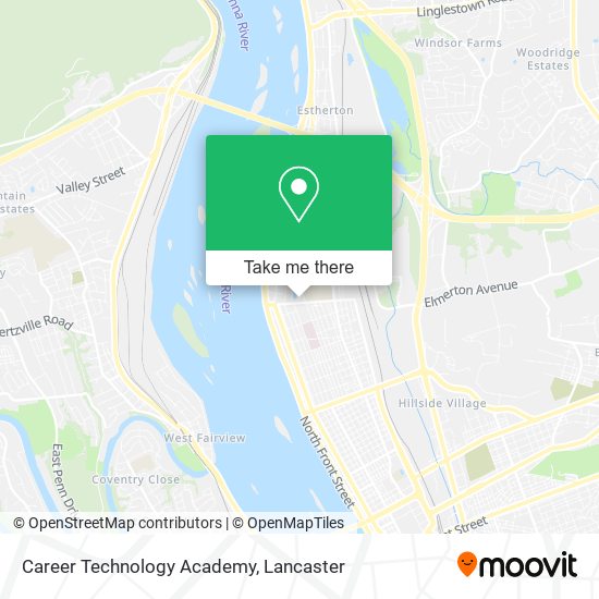 Career Technology Academy map