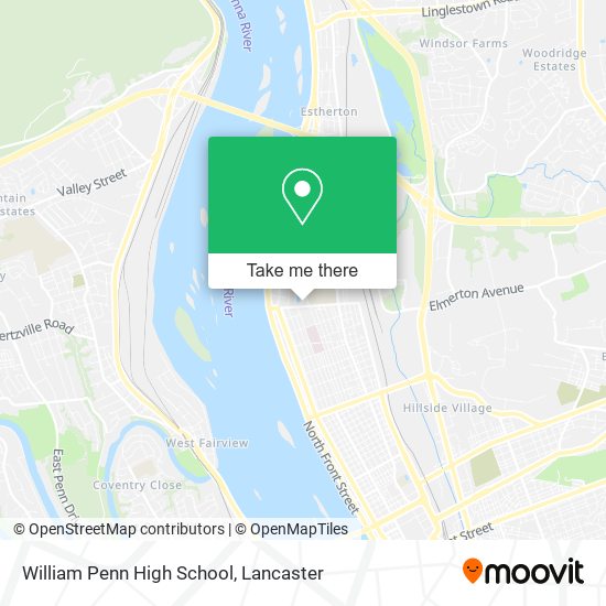 Mapa de William Penn High School