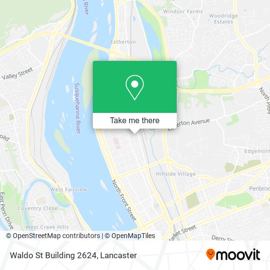 Waldo St Building 2624 map