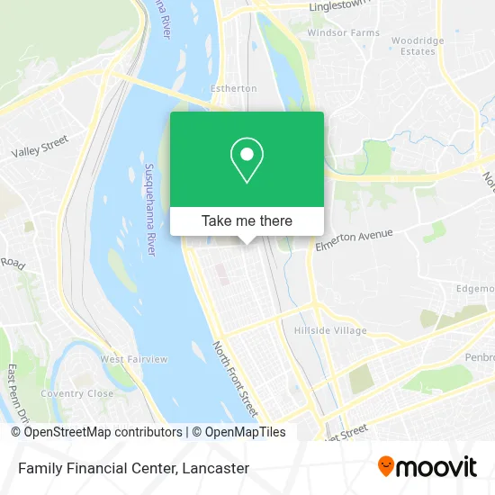Family Financial Center map