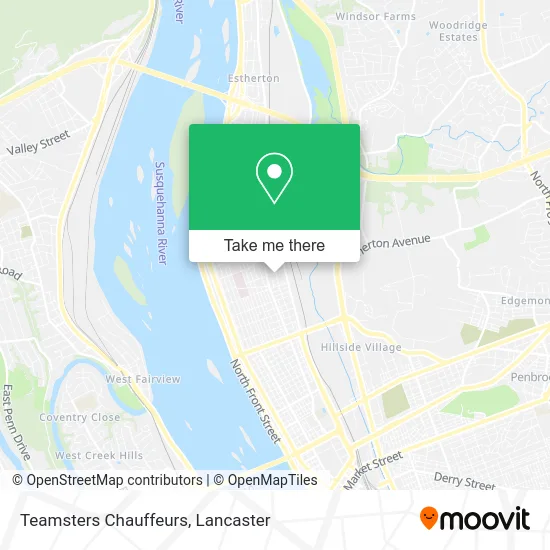 Teamsters Chauffeurs map