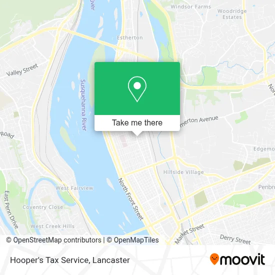 Hooper's Tax Service map