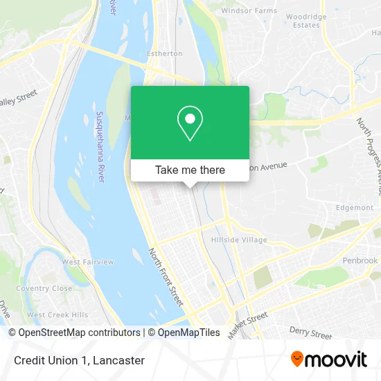 Credit Union 1 map