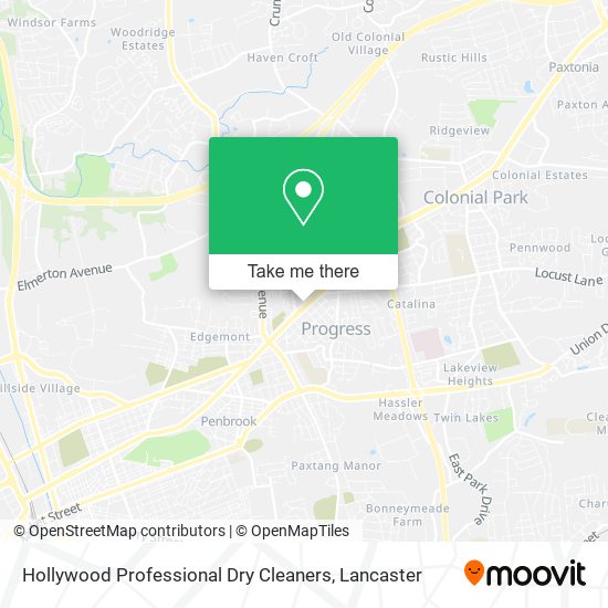 Mapa de Hollywood Professional Dry Cleaners